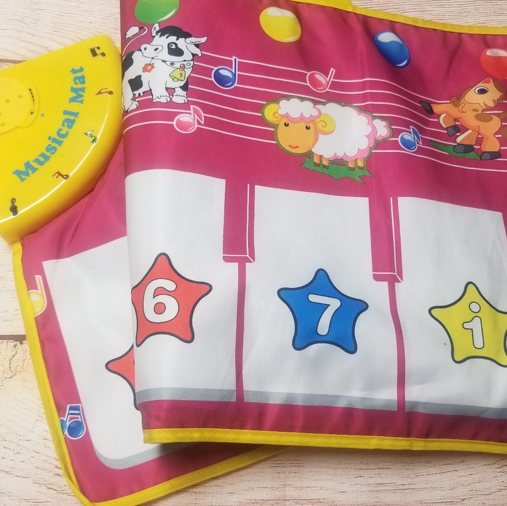 Musical piano mat